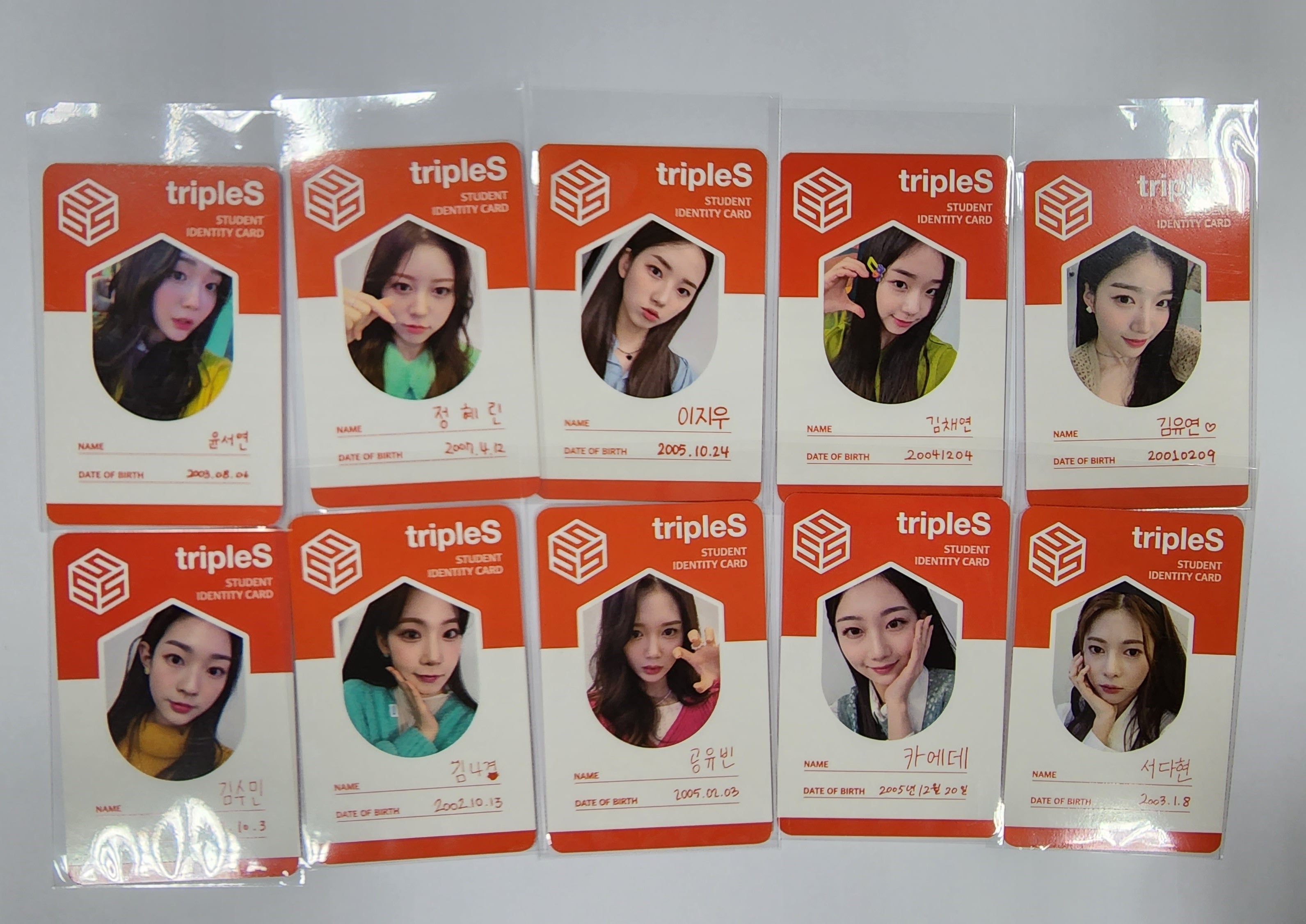 tripleS STUDENT ID CARD SET シンウィー Triples 