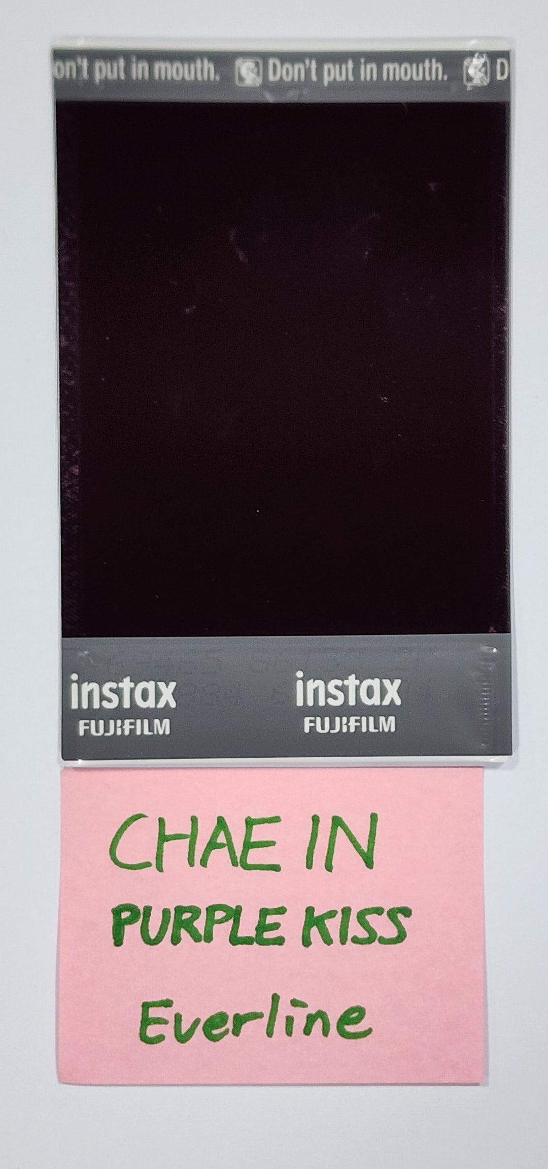Chaein (of Purple Kiss) 4th mini – Hand Autographed(Signed) Polaroid - HALLYUSUPERSTORE