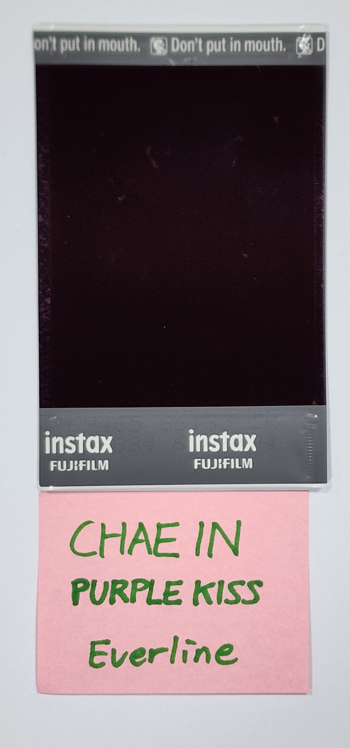 Chaein (of Purple Kiss) 4th mini – Hand Autographed(Signed) Polaroid - HALLYUSUPERSTORE