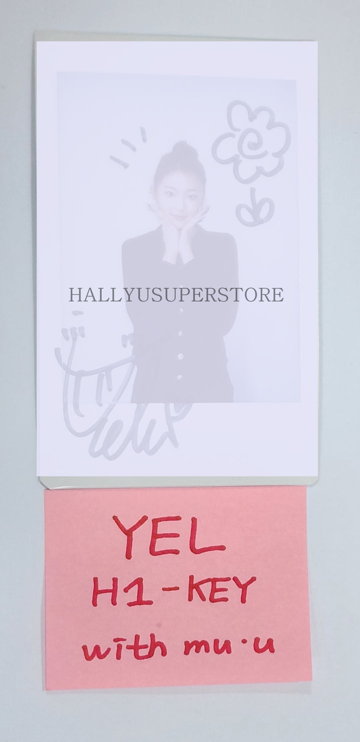 Yel (Of H1-KEY) "Rose Blossom" Mini 1st - Hand Autographed(Signed) Polaroid - HALLYUSUPERSTORE