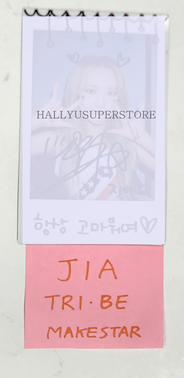 JIA (Of TRI.BE) "W.A.Y" - Hand Autographed(Signed) Polaroid - HALLYUSUPERSTORE