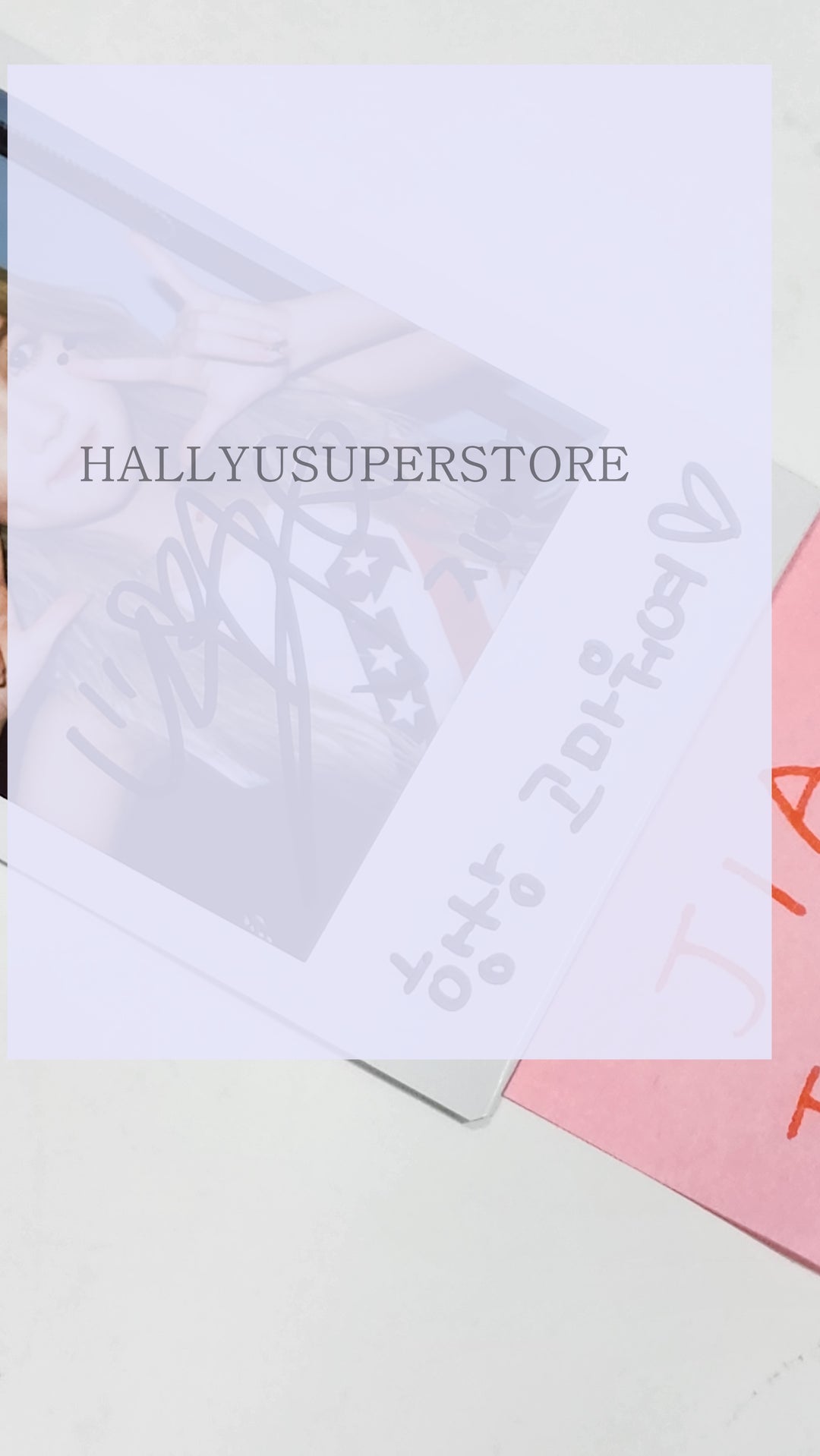 JIA (Of TRI.BE) "W.A.Y" - Hand Autographed(Signed) Polaroid - HALLYUSUPERSTORE