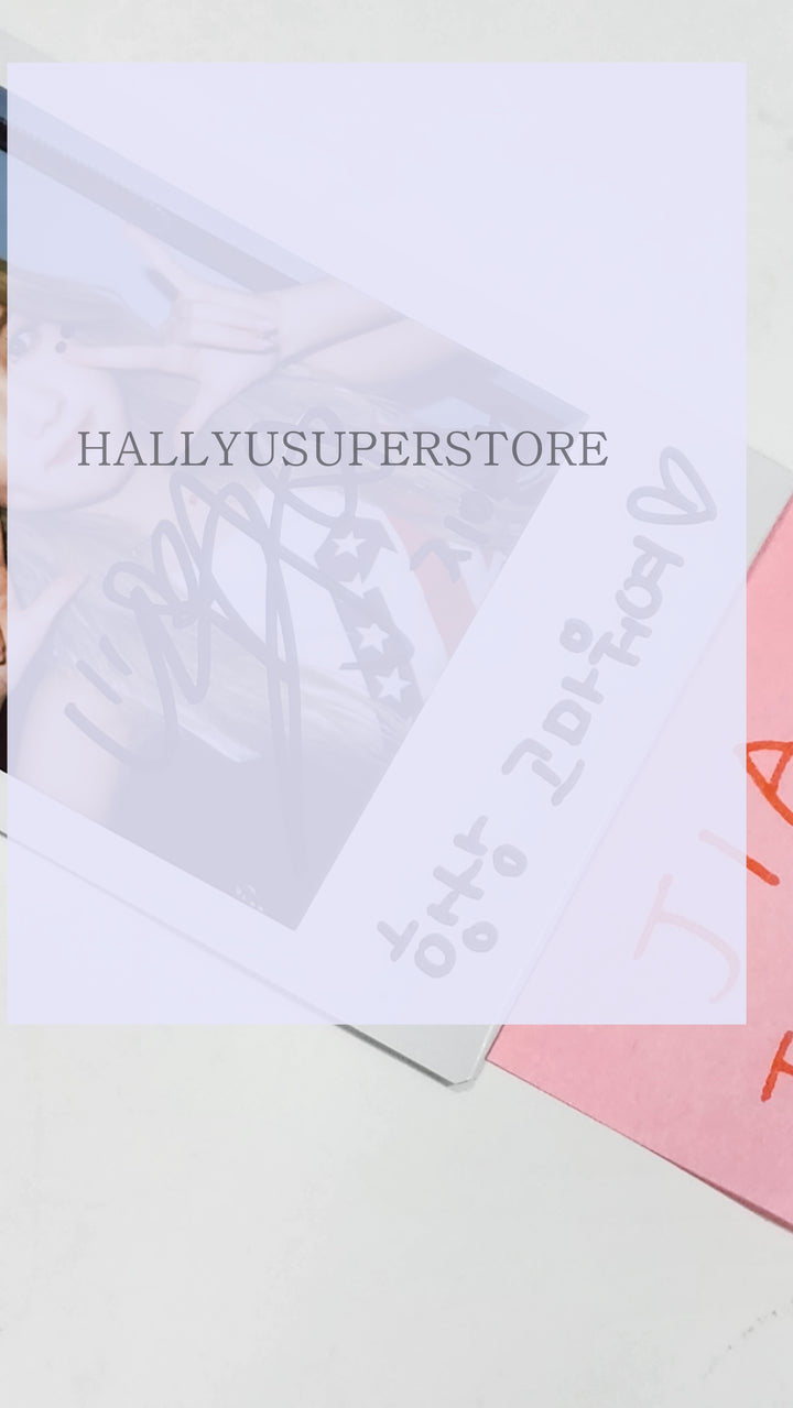 JIA (Of TRI.BE) "W.A.Y" - Hand Autographed(Signed) Polaroid - HALLYUSUPERSTORE