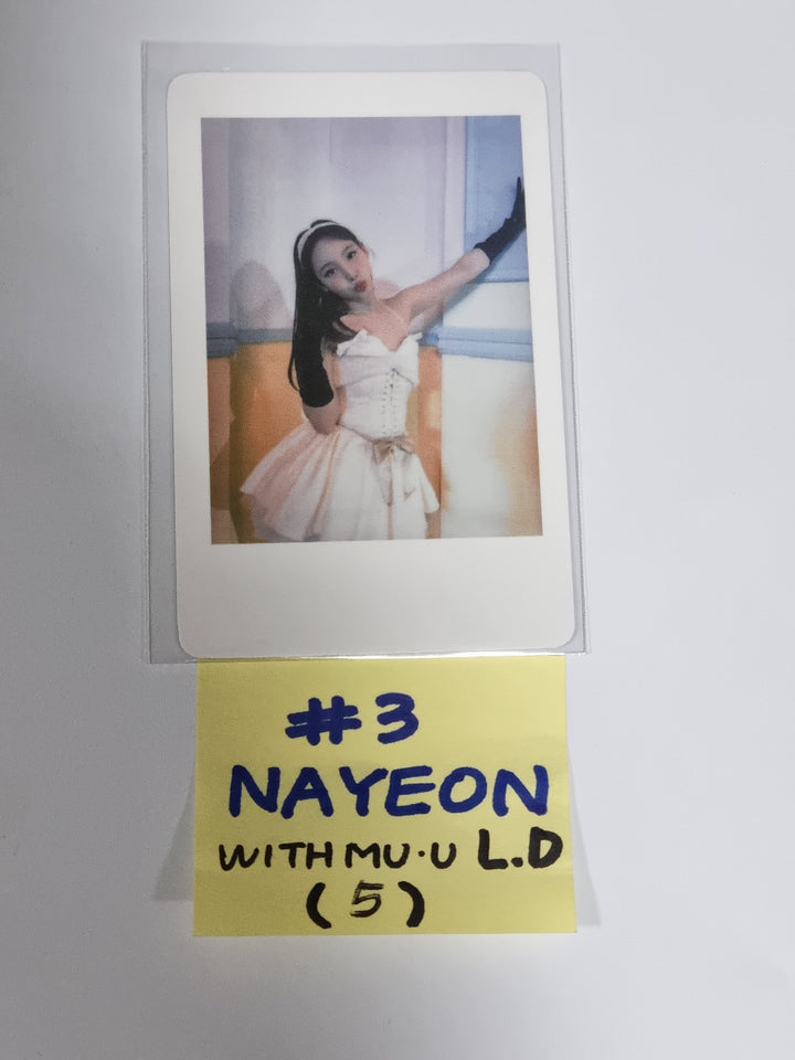 Twice "READY TO BE" - Withmuu Lucky Draw Event PVC Photocard, Polaroid Type Photocard - HALLYUSUPERSTORE