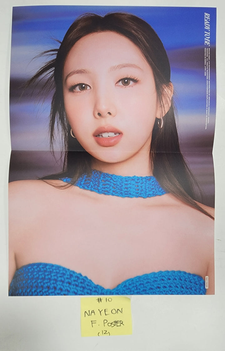 Twice "READY TO BE" - Official Postcard, Folded Poster - HALLYUSUPERSTORE