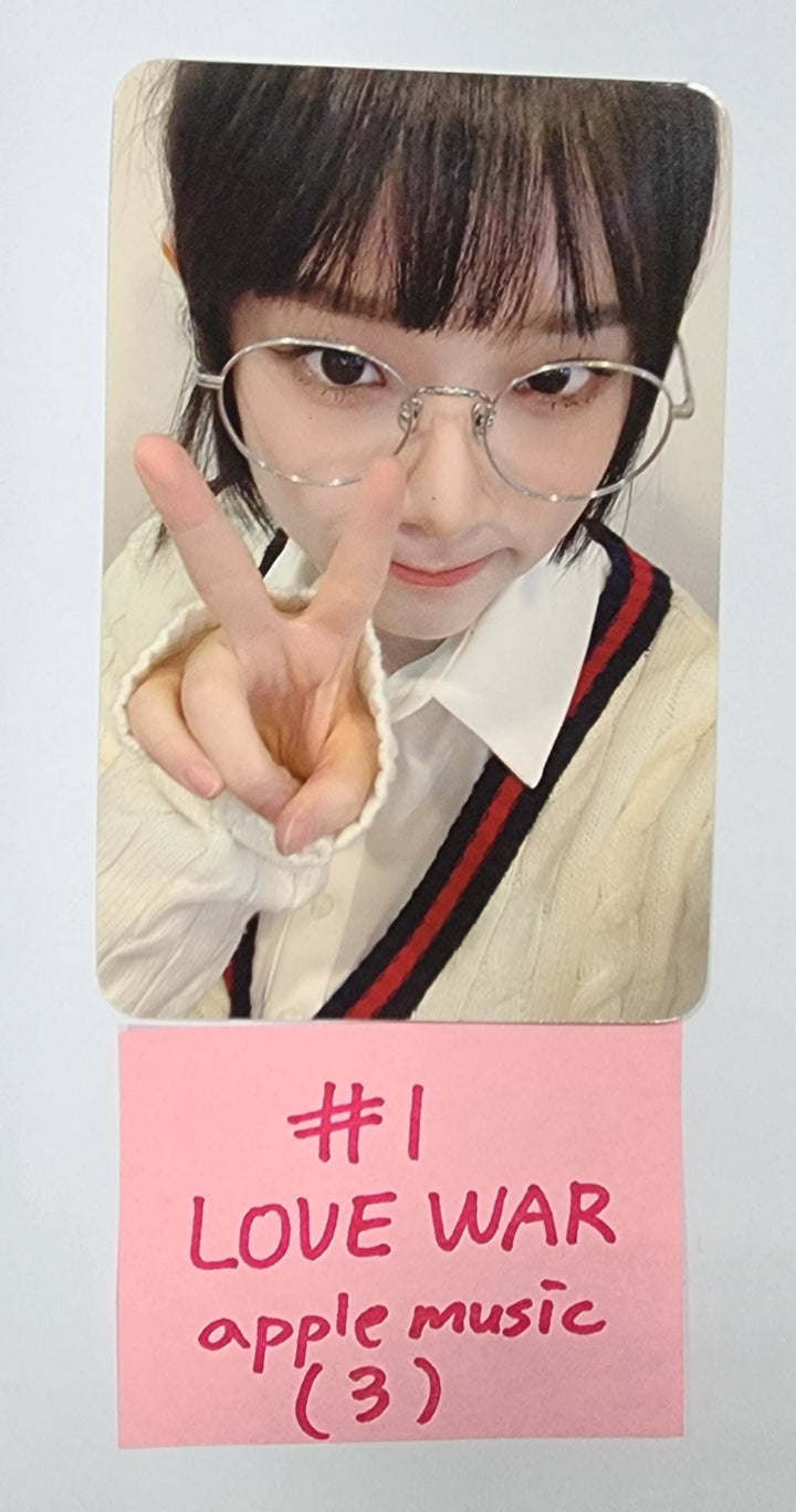 YENA "Love War" - Apple Music Fansign Event Photocard Round 3 - HALLYUSUPERSTORE