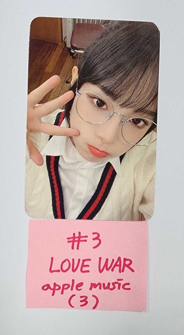 YENA "Love War" - Apple Music Fansign Event Photocard Round 3 - HALLYUSUPERSTORE