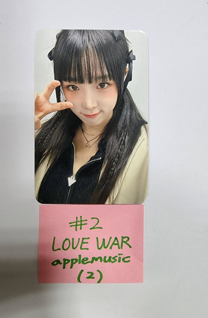 YENA "Love War" - Apple Music Fansign Event Photocard Round 4 - HALLYUSUPERSTORE