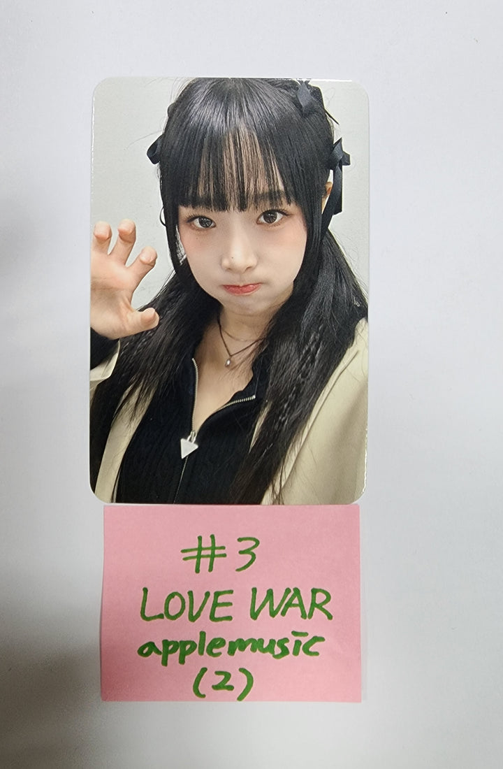 YENA "Love War" - Apple Music Fansign Event Photocard Round 4 - HALLYUSUPERSTORE