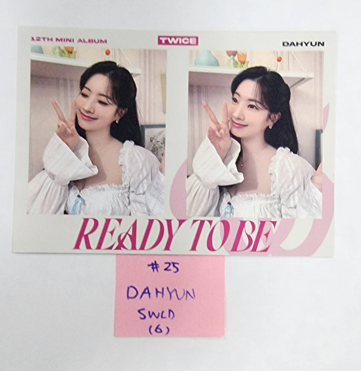 Twice "READY TO BE" - Soundwave Lucky Draw Event PVC Photocard - HALLYUSUPERSTORE