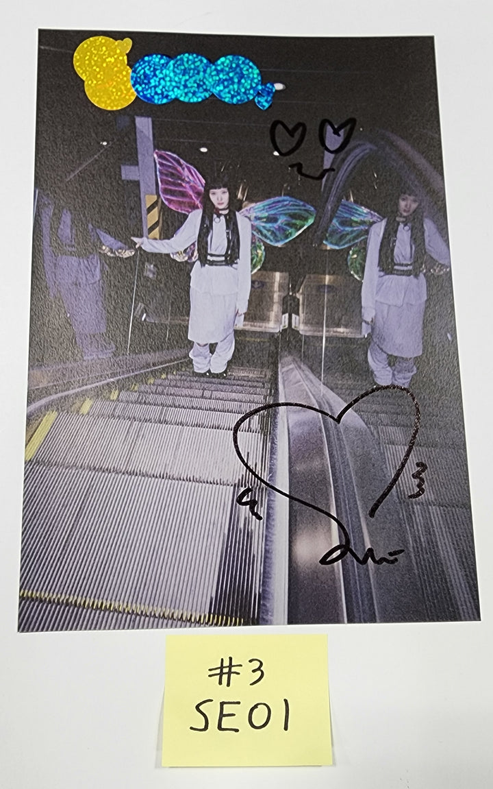 H1-KEY "Rose Blossom" Mini 1st- A Cut Page From Fansign Event Album - HALLYUSUPERSTORE