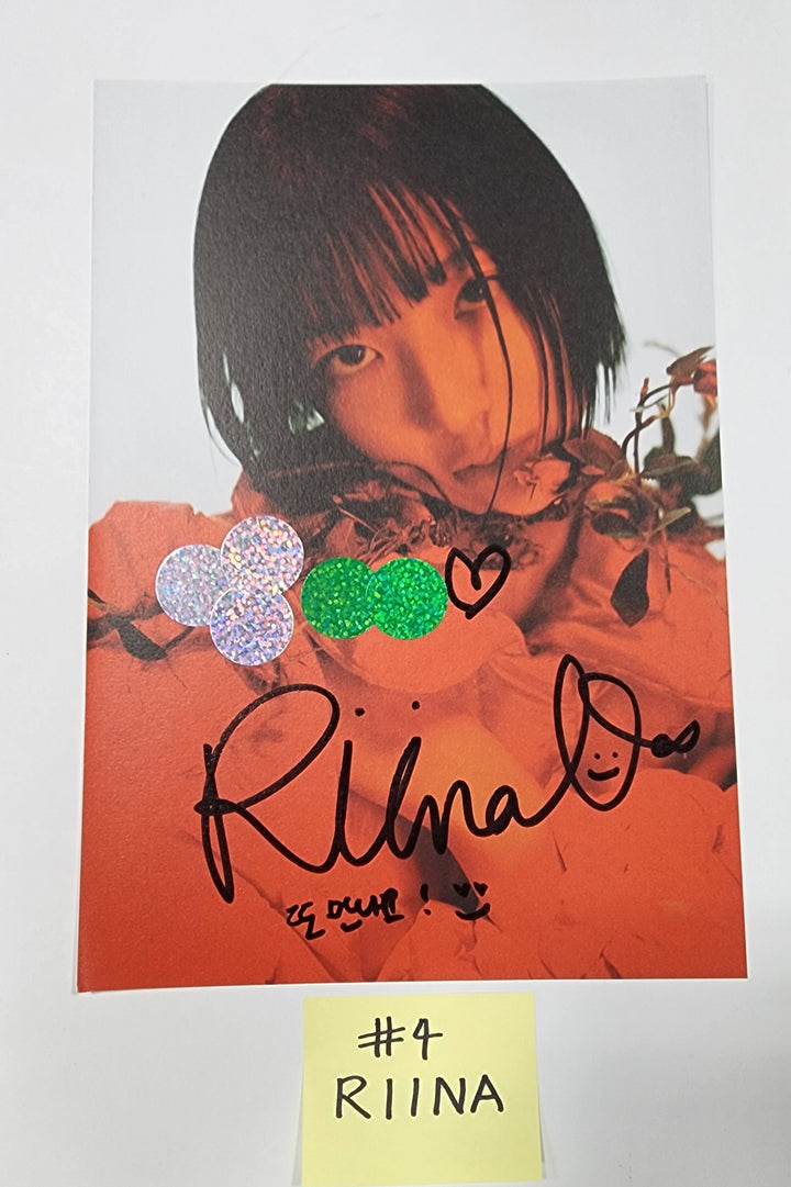 H1-KEY "Rose Blossom" Mini 1st- A Cut Page From Fansign Event Album - HALLYUSUPERSTORE