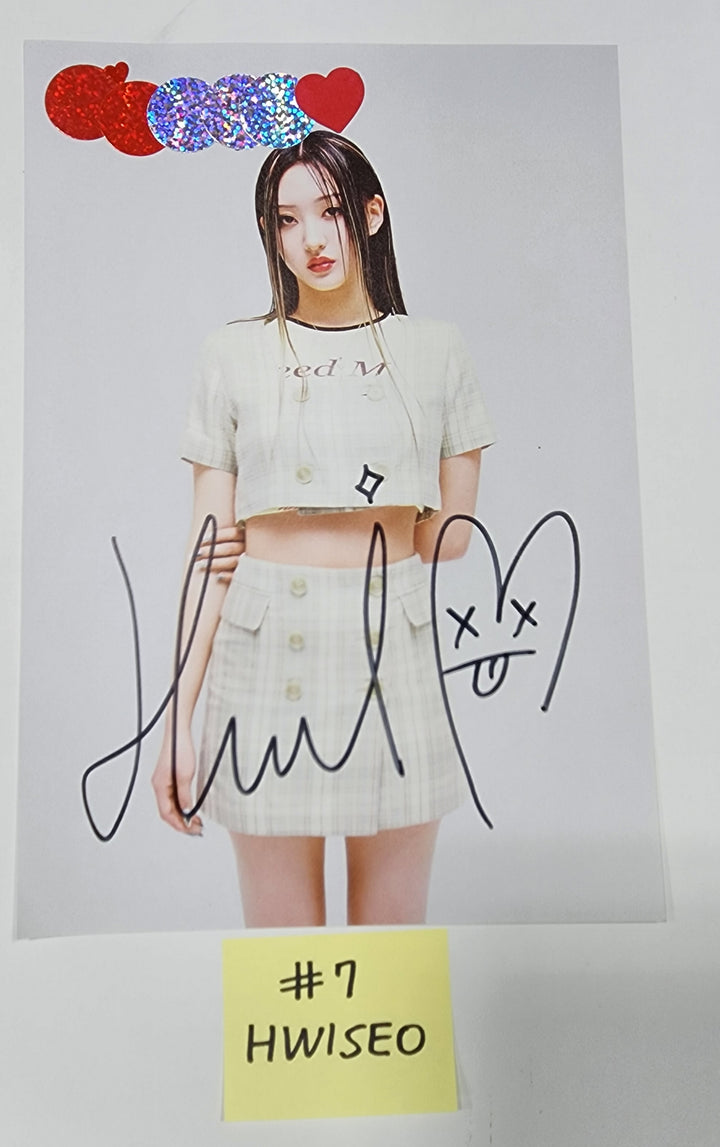 H1-KEY "Rose Blossom" Mini 1st- A Cut Page From Fansign Event Album - HALLYUSUPERSTORE