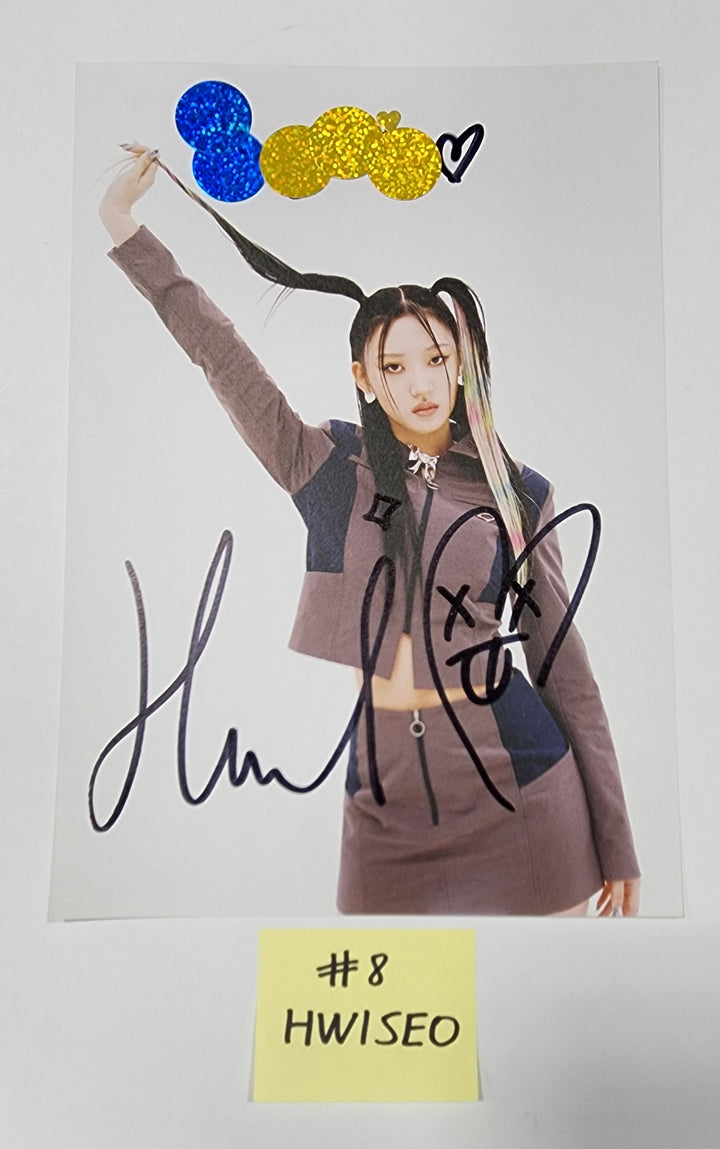 H1-KEY "Rose Blossom" Mini 1st- A Cut Page From Fansign Event Album - HALLYUSUPERSTORE