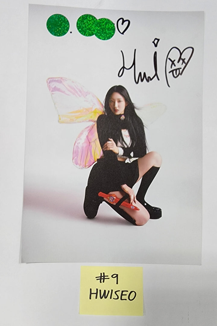 H1-KEY "Rose Blossom" Mini 1st- A Cut Page From Fansign Event Album - HALLYUSUPERSTORE