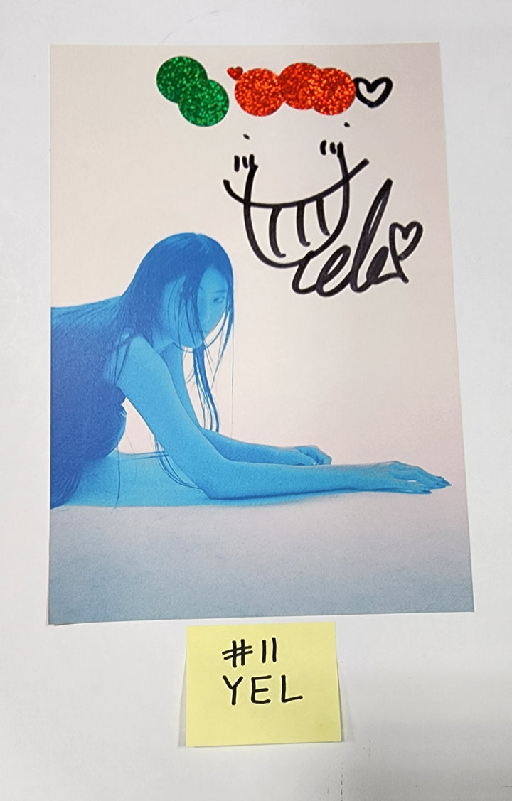 H1-KEY "Rose Blossom" Mini 1st- A Cut Page From Fansign Event Album - HALLYUSUPERSTORE