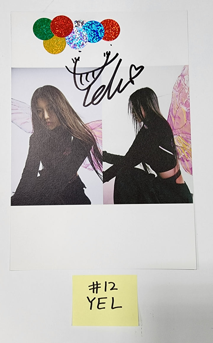 H1-KEY "Rose Blossom" Mini 1st- A Cut Page From Fansign Event Album - HALLYUSUPERSTORE