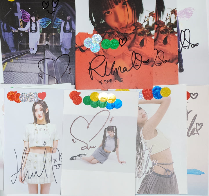 H1-KEY "Rose Blossom" Mini 1st- A Cut Page From Fansign Event Album - HALLYUSUPERSTORE