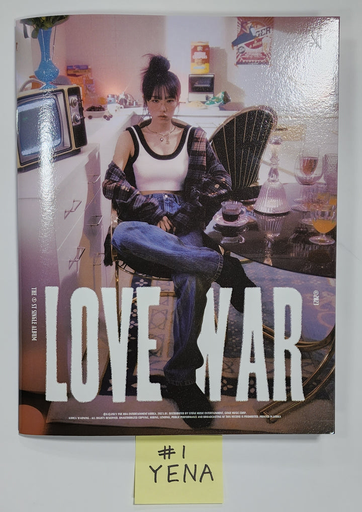 YENA "Love War" - Hand Autographed(Signed) Album - HALLYUSUPERSTORE
