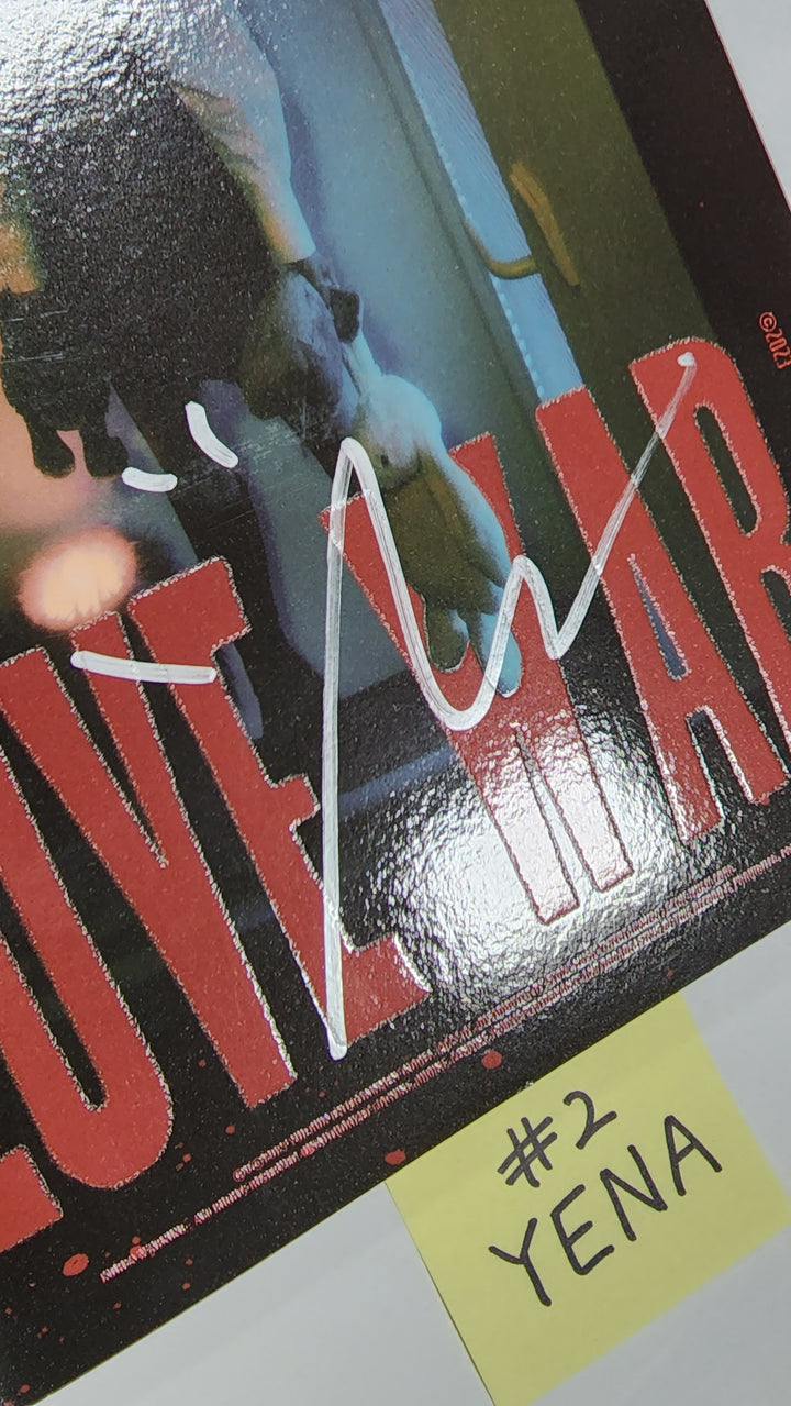 YENA "Love War" - Hand Autographed(Signed) Album - HALLYUSUPERSTORE