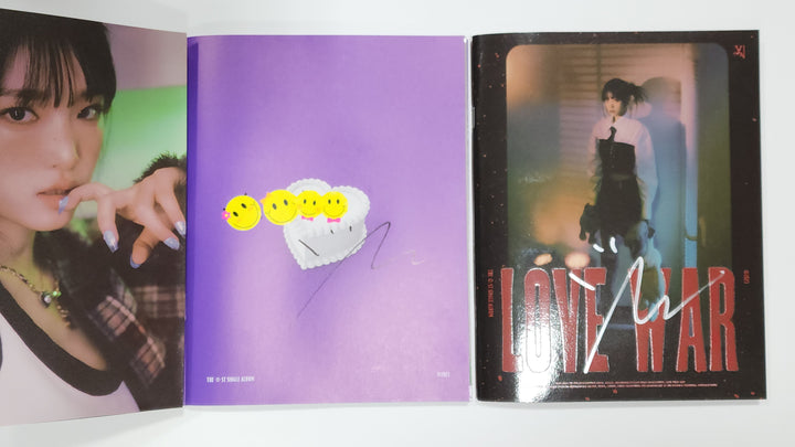 YENA "Love War" - Hand Autographed(Signed) Album - HALLYUSUPERSTORE