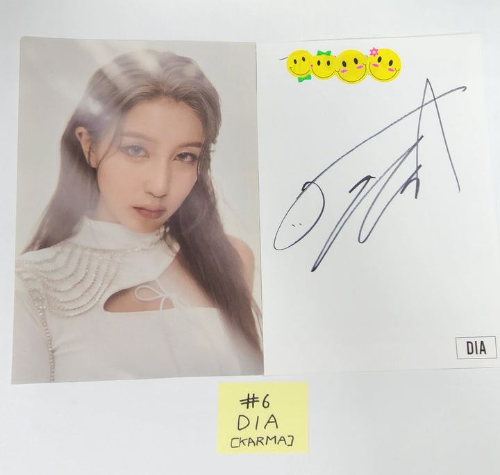 Pixy 'CHOSEN KARMA' - A Cut Page From Fansign Event Album - HALLYUSUPERSTORE