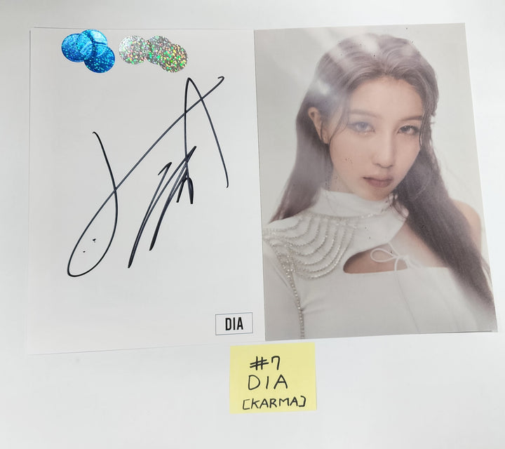 Pixy 'CHOSEN KARMA' - A Cut Page From Fansign Event Album - HALLYUSUPERSTORE