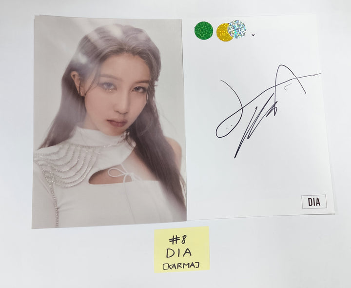Pixy 'CHOSEN KARMA' - A Cut Page From Fansign Event Album - HALLYUSUPERSTORE