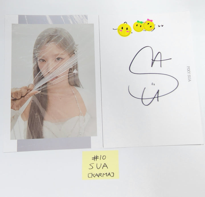 Pixy 'CHOSEN KARMA' - A Cut Page From Fansign Event Album - HALLYUSUPERSTORE