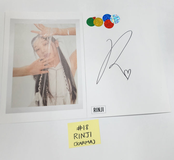 Pixy 'CHOSEN KARMA' - A Cut Page From Fansign Event Album - HALLYUSUPERSTORE