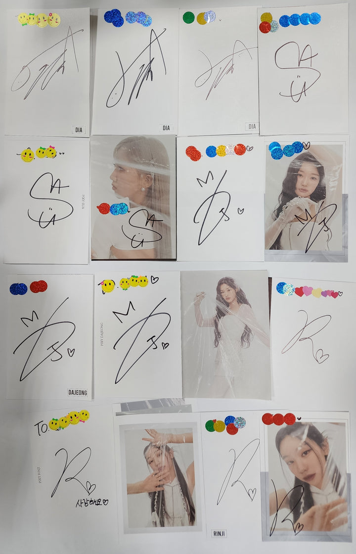 Pixy 'CHOSEN KARMA' - A Cut Page From Fansign Event Album - HALLYUSUPERSTORE