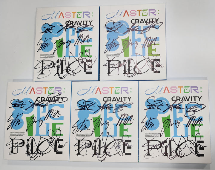 CRAVITY "MASTER:PIECE" -  Hand Autographed(Signed) Promo Album - HALLYUSUPERSTORE