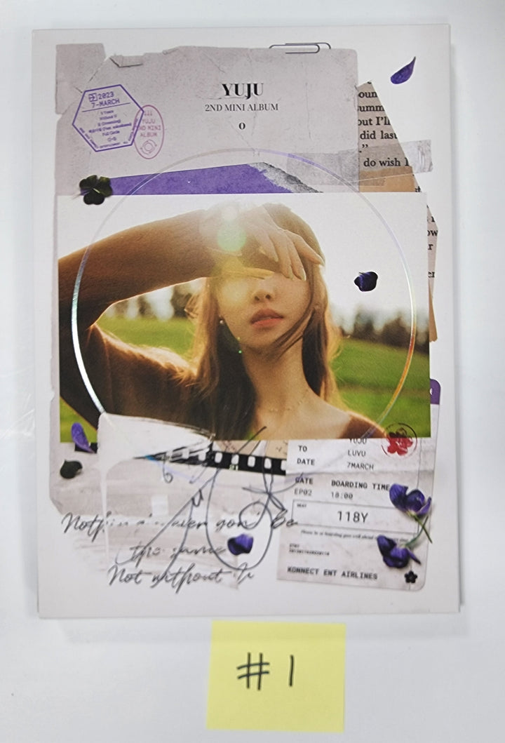 YUJU (Of GFRIEND) "O" - Hand Autographed(Signed) Pormo Album - HALLYUSUPERSTORE