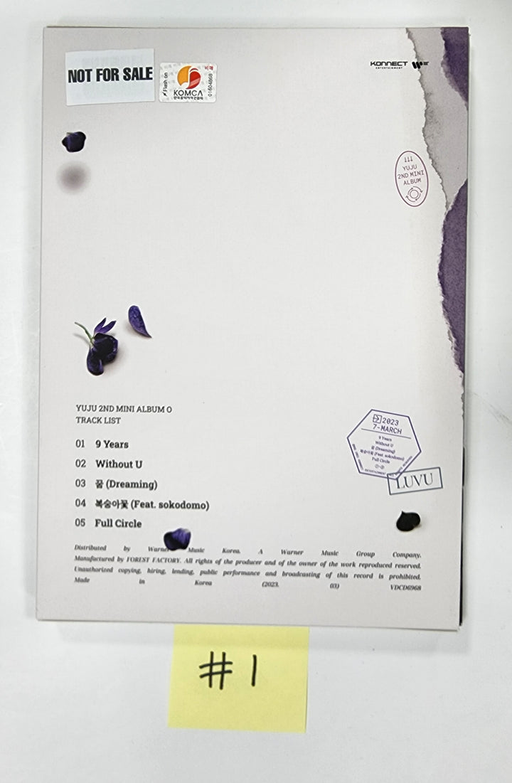 YUJU (Of GFRIEND) "O" - Hand Autographed(Signed) Pormo Album - HALLYUSUPERSTORE