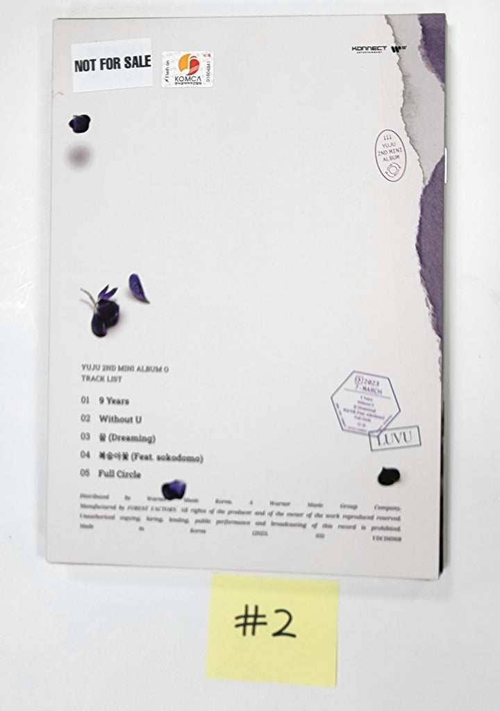 YUJU (Of GFRIEND) "O" - Hand Autographed(Signed) Pormo Album - HALLYUSUPERSTORE