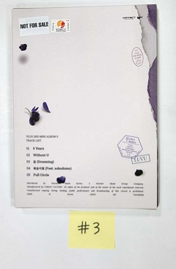 YUJU (Of GFRIEND) "O" - Hand Autographed(Signed) Pormo Album - HALLYUSUPERSTORE