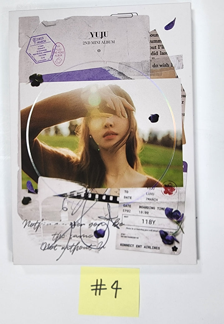 YUJU (Of GFRIEND) "O" - Hand Autographed(Signed) Pormo Album - HALLYUSUPERSTORE