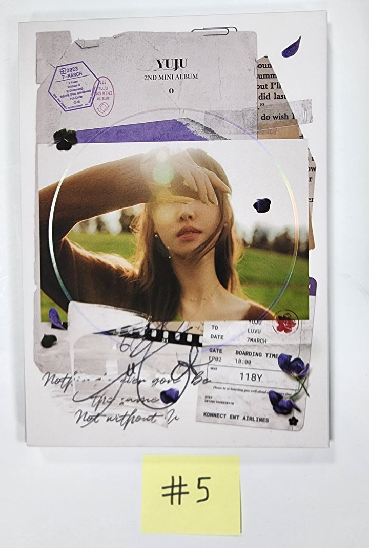 YUJU (Of GFRIEND) "O" - Hand Autographed(Signed) Pormo Album - HALLYUSUPERSTORE