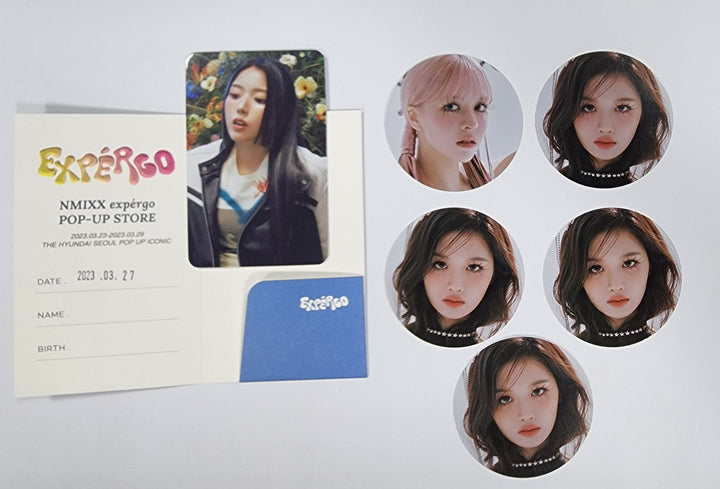NMIXX "expergo" - Soundwave Pop-Up Store Event Photocard & Circle Photo (5EA) - HALLYUSUPERSTORE