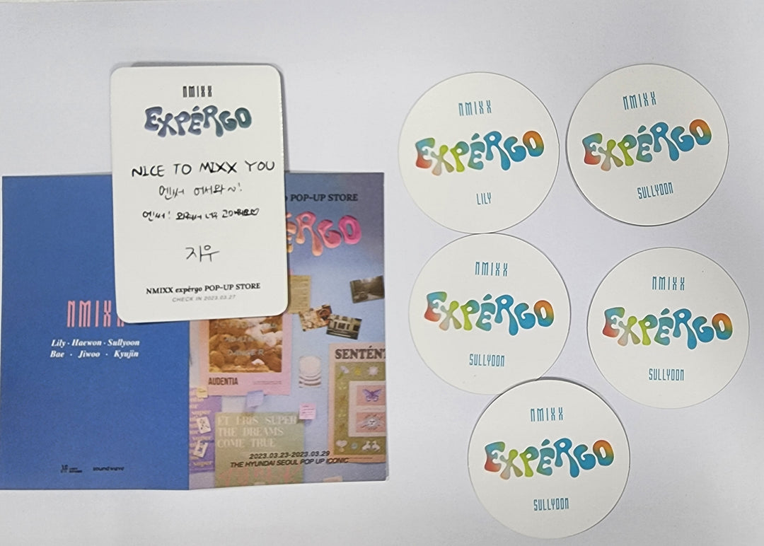 NMIXX "expergo" - Soundwave Pop-Up Store Event Photocard & Circle Photo (5EA) - HALLYUSUPERSTORE