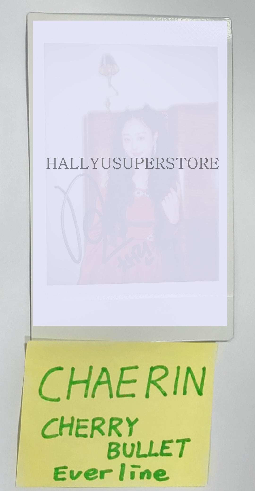Chaerin (Of Cherry Bullet) 'Cherry Dash' - Hand Autographed(Signed) Polaroid - HALLYUSUPERSTORE