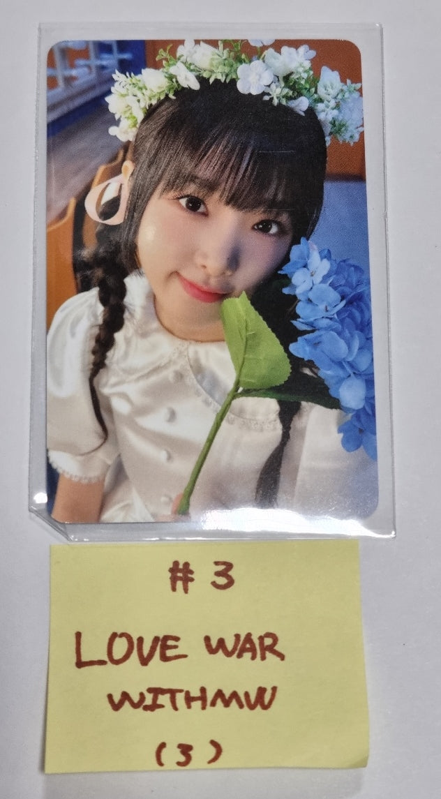 YENA "Love War" - Withmuu Fansign Event Photocard Round 2 - HALLYUSUPERSTORE
