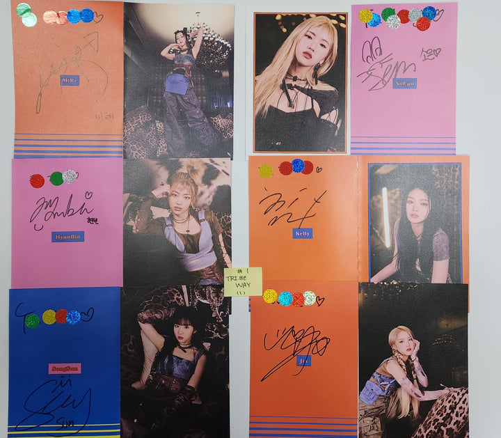 TRI.BE " W.A.Y" - A Cut Page From Fansign Event Albums Set (6EA) - HALLYUSUPERSTORE