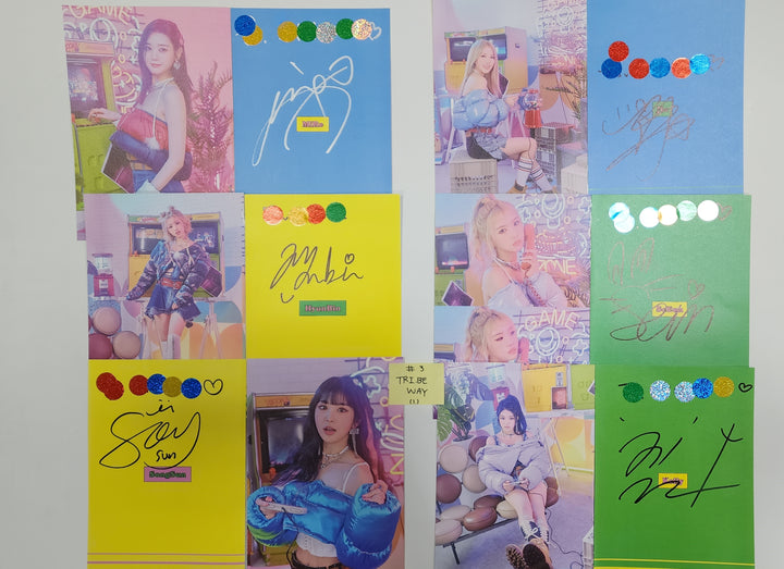 TRI.BE " W.A.Y" - A Cut Page From Fansign Event Albums Set (6EA) - HALLYUSUPERSTORE