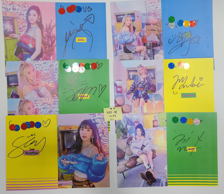 TRI.BE " W.A.Y" - A Cut Page From Fansign Event Albums Set (6EA) - HALLYUSUPERSTORE
