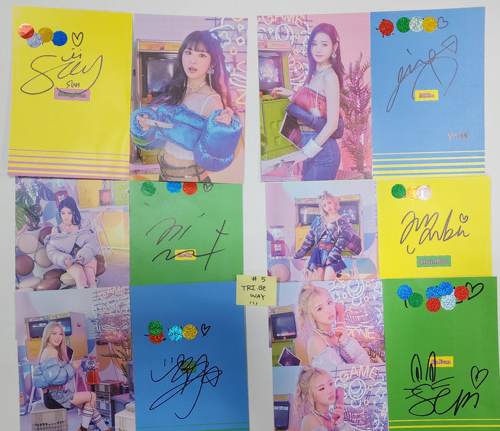 TRI.BE " W.A.Y" - A Cut Page From Fansign Event Albums Set (6EA) - HALLYUSUPERSTORE