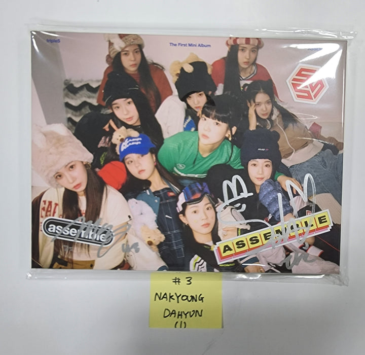 tripleS "ASSEMBLE" - Hello 82 Event Hand Autographed(Signed) Album - MUST READ ! - HALLYUSUPERSTORE