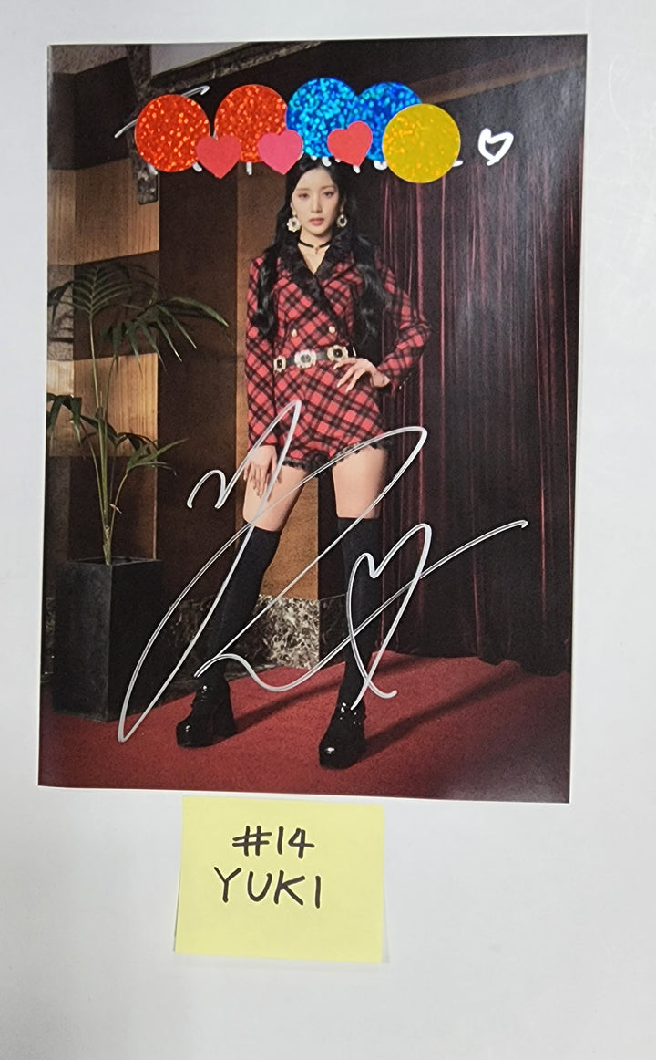 PURPLE KISS "Cabin Fever" - A Cut Page From Fansign Event Album - HALLYUSUPERSTORE