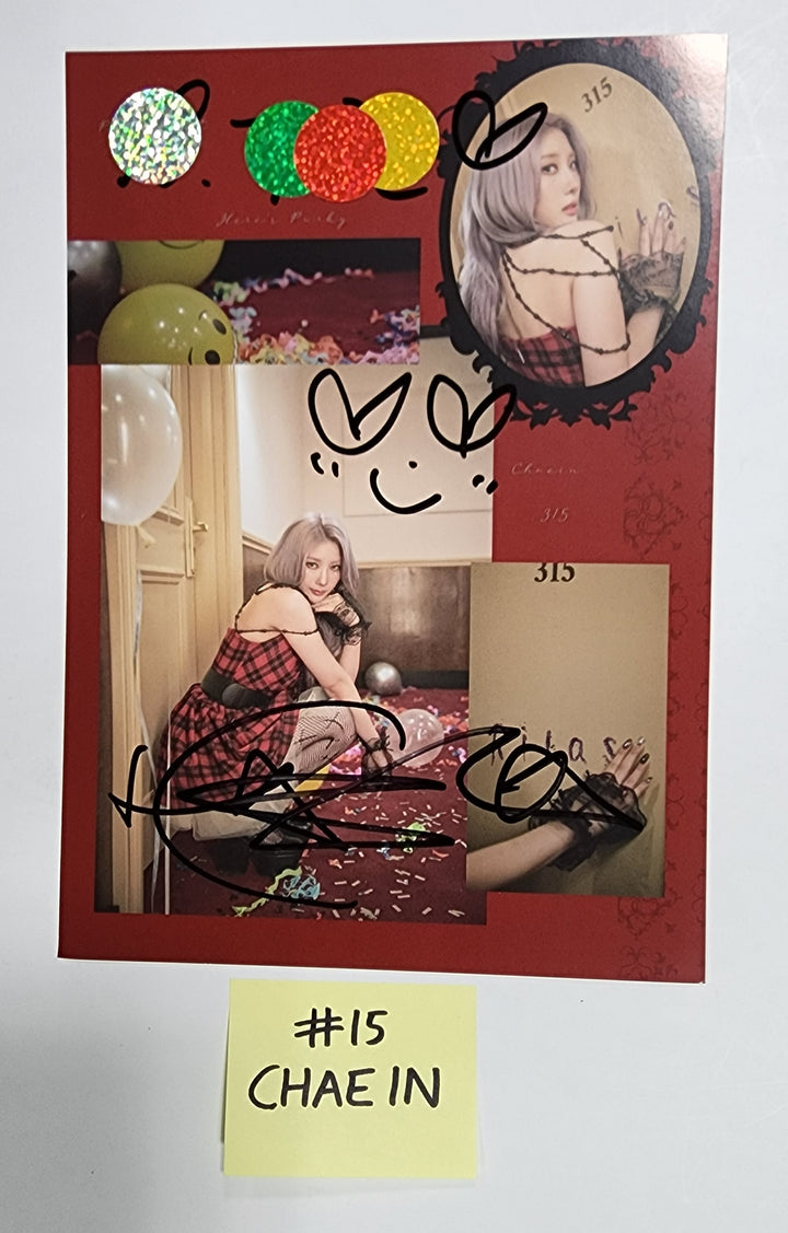 PURPLE KISS "Cabin Fever" - A Cut Page From Fansign Event Album - HALLYUSUPERSTORE