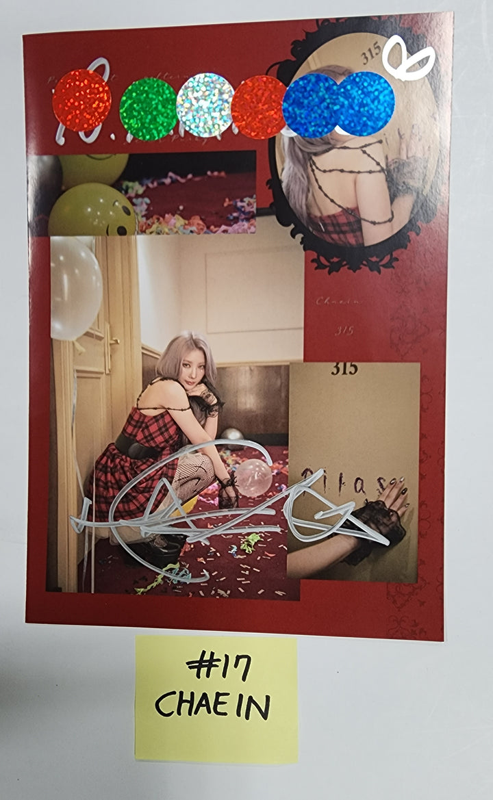 PURPLE KISS "Cabin Fever" - A Cut Page From Fansign Event Album - HALLYUSUPERSTORE